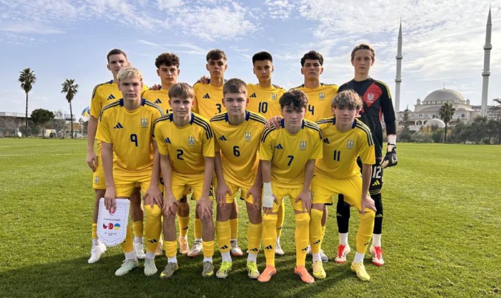 Сборная Украины U-16 по футболу победила Чехию на старте товарищеского турнира в Турции