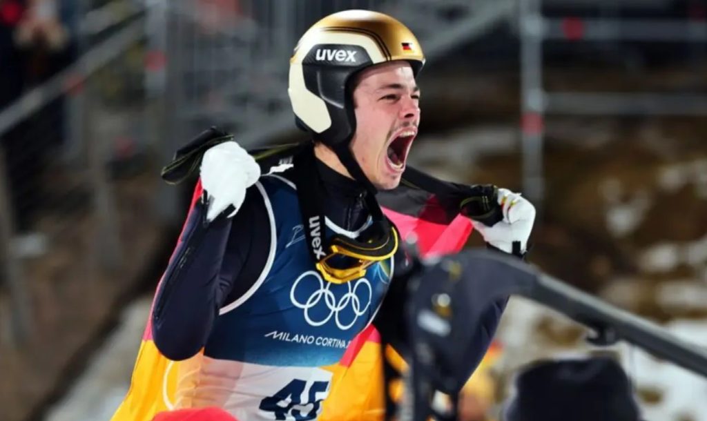 Німецький стрибун Раймунд виборов “золото” Олімпійський ігор 2026 у стрибках на лижах