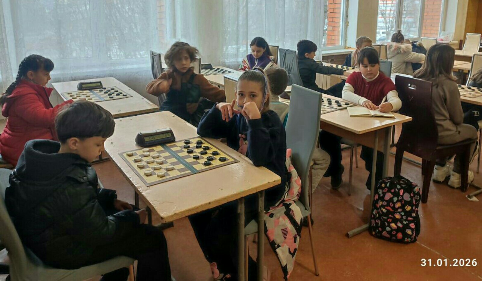 У Кам’янському відбувся чемпіонат міста з шашкок серед дітей до 10 років