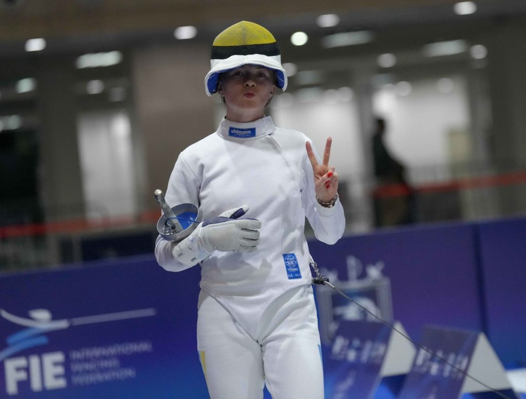 Украинка Максименко завоевала «серебро» юниорского чемпионата Европы по фехтованию
