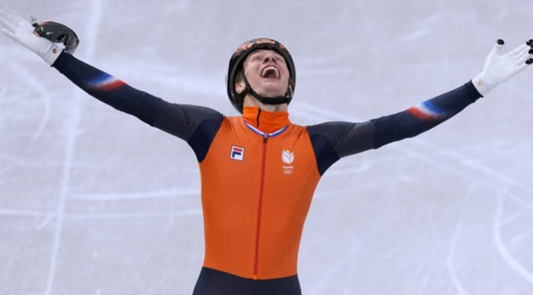 Нидерландец Йенс Вант Ваут — олимпийский чемпион-2026 на дистанции 1000 м в шорт-треке