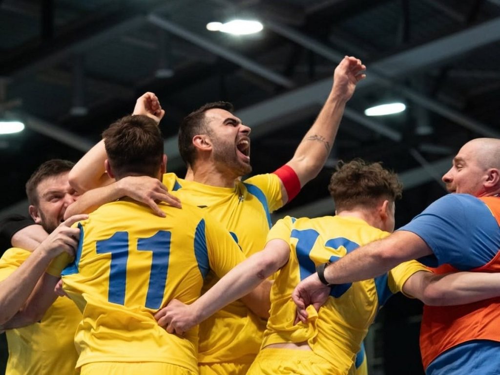 Сборная Украины по футзалу среди игроков с нарушениями слуха стала чемпионом Европы