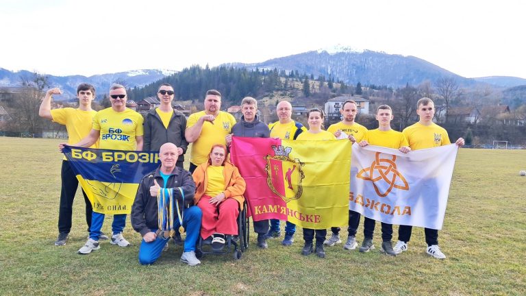 Каменчане успешно выступили на чемпионате Украины по пара-армрестлингу