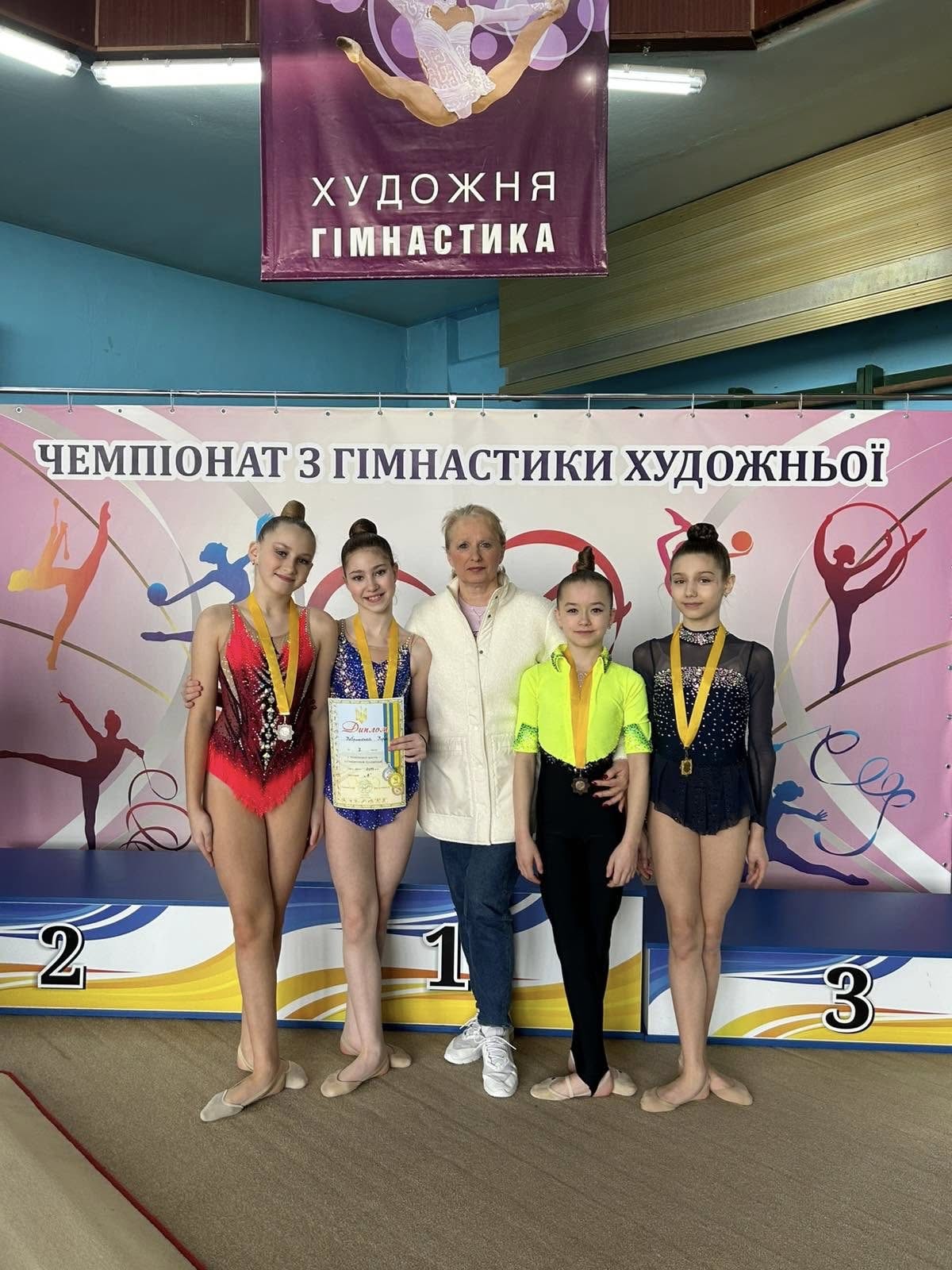 У Кам’янському відбувся чемпіонат міста з художньої гімнастики