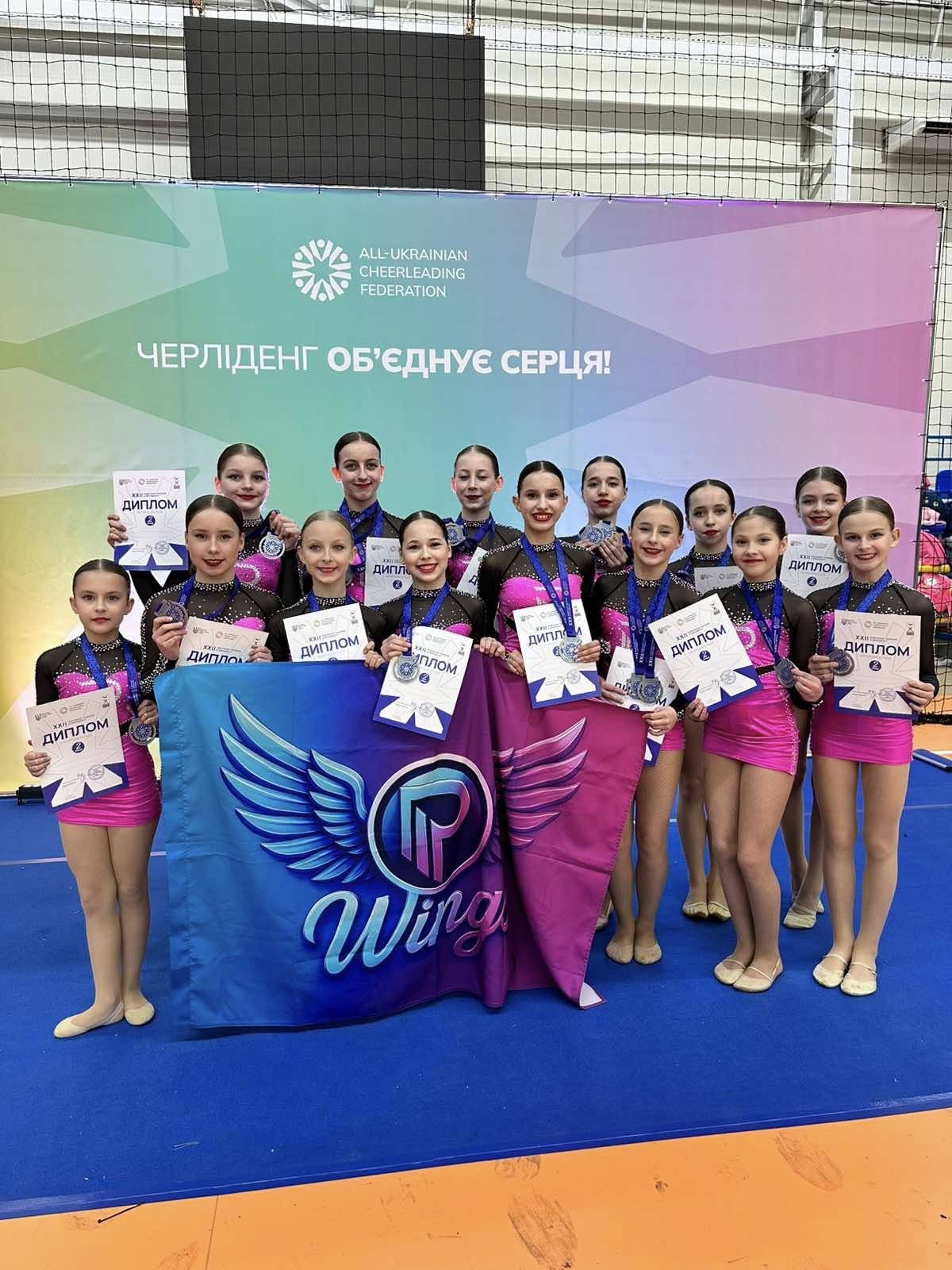 Черлідери Кам’янського здобули 13 медалей на чемпіонаті України