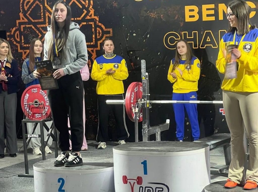 Кам’янчанка Марія Іваницька стала срібною призеркою чемпіонату України з жиму лежачи