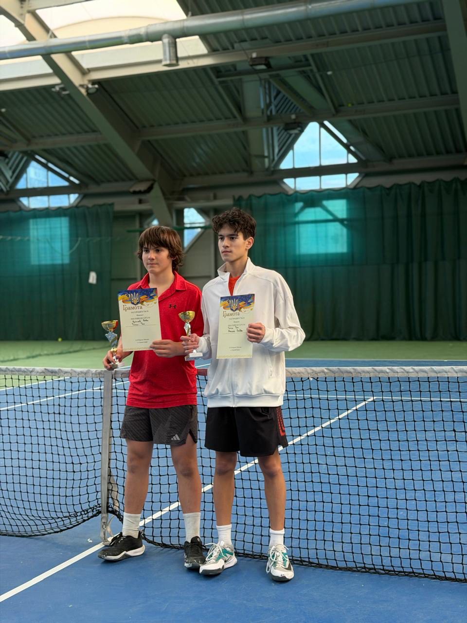 Тенісисти Кам’янського стали призерами турніру FERRUM CUP U16