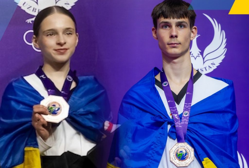 Україна здобула дві “бронзи” на юніорському ЧС з тхеквондо у Ташкенті
