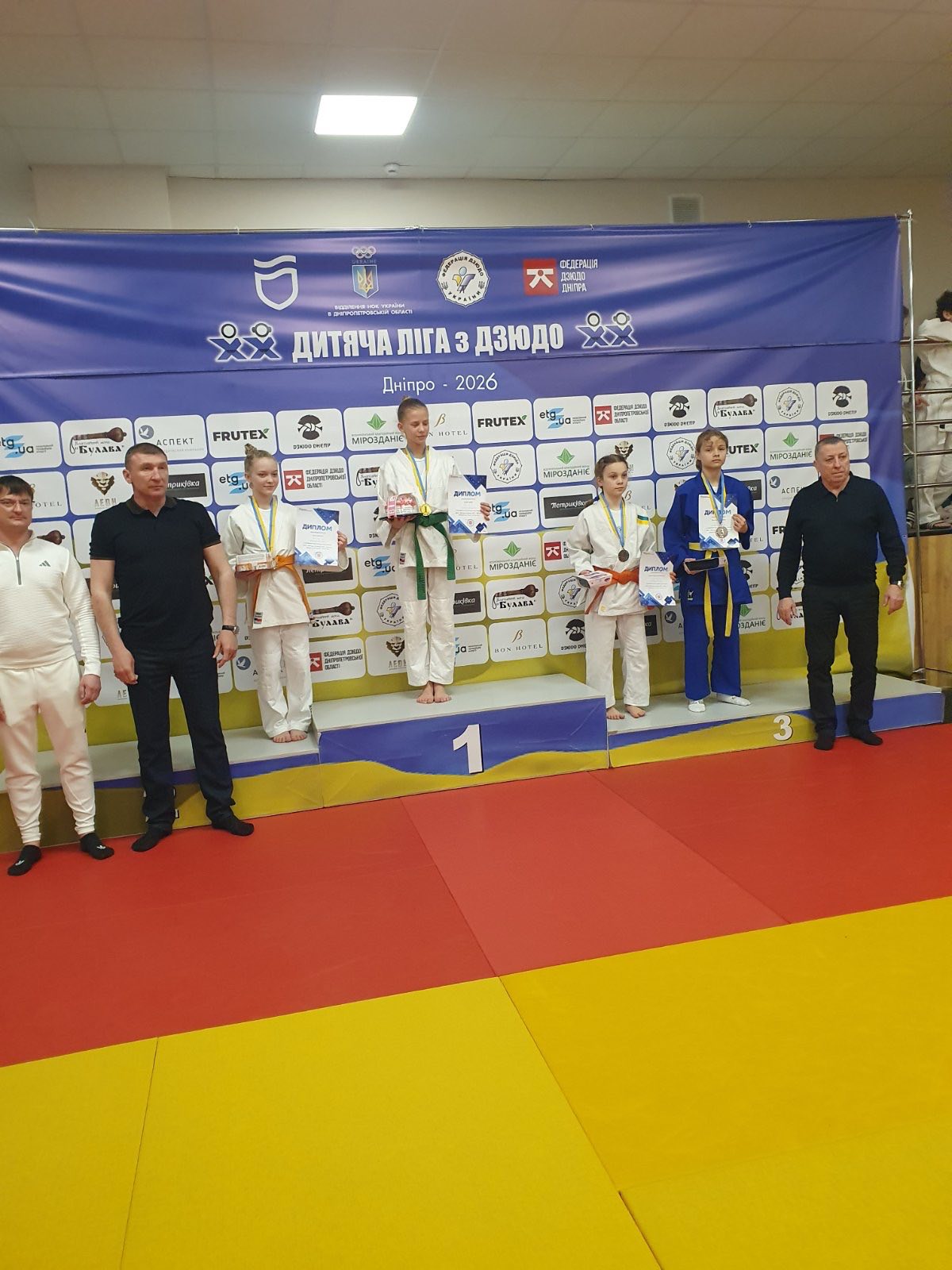 Кам’янські дзюдоїсти - бронзові призери етапу Дитячої ліги