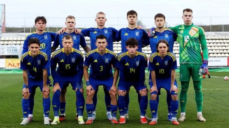 Стал известен календарь матчей сборной Украины на юниорском Евро-2026