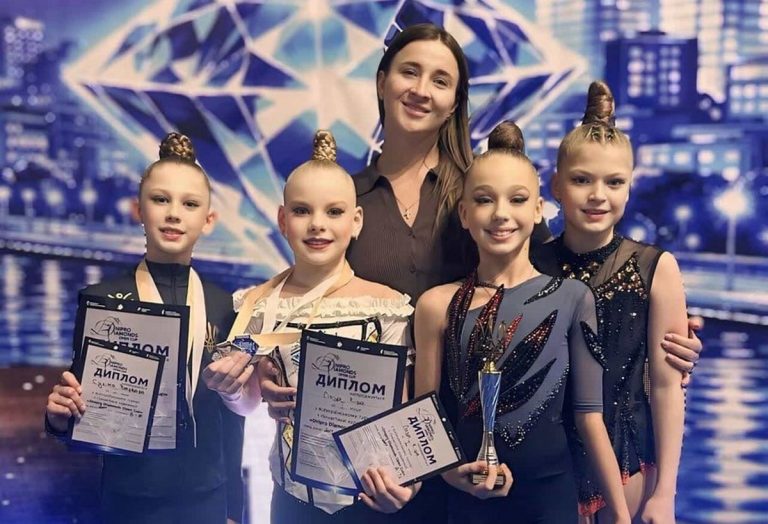 Гимнастки каменской ДЮСШ №2 завоевали десятки наград на турнире Dnipro Diamonds