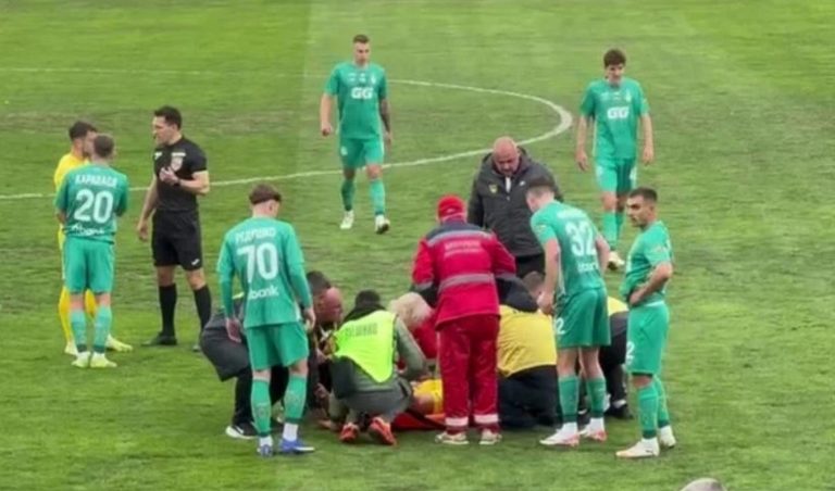 Захисник “Буковини” знепритомнів під час півфіналу Кубка України з “Динамо”