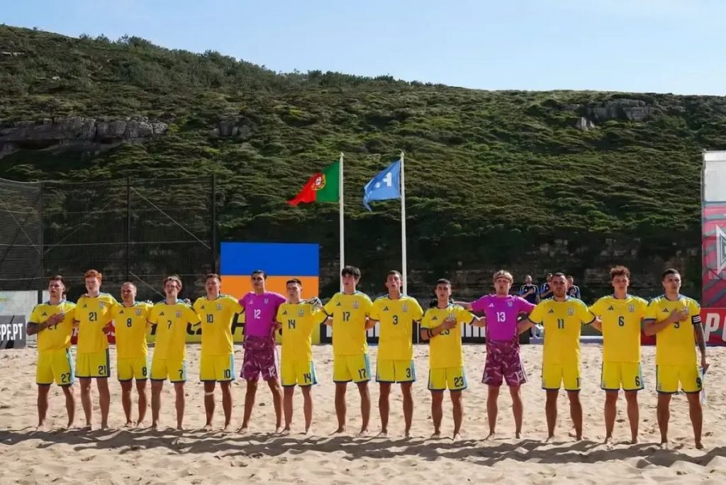 Чоловіча збірна України з пляжного футболу поступилася Португалії у другому контрольному матчі