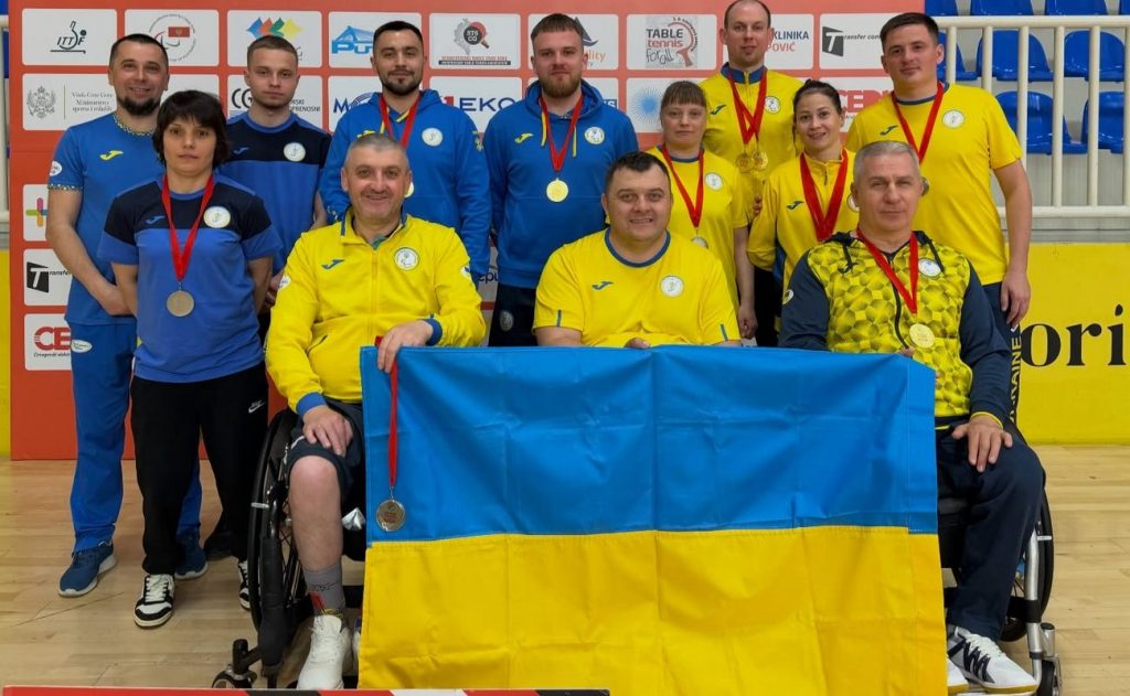 Украинские паралимпийцы завоевали ряд медалей на международных соревнованиях