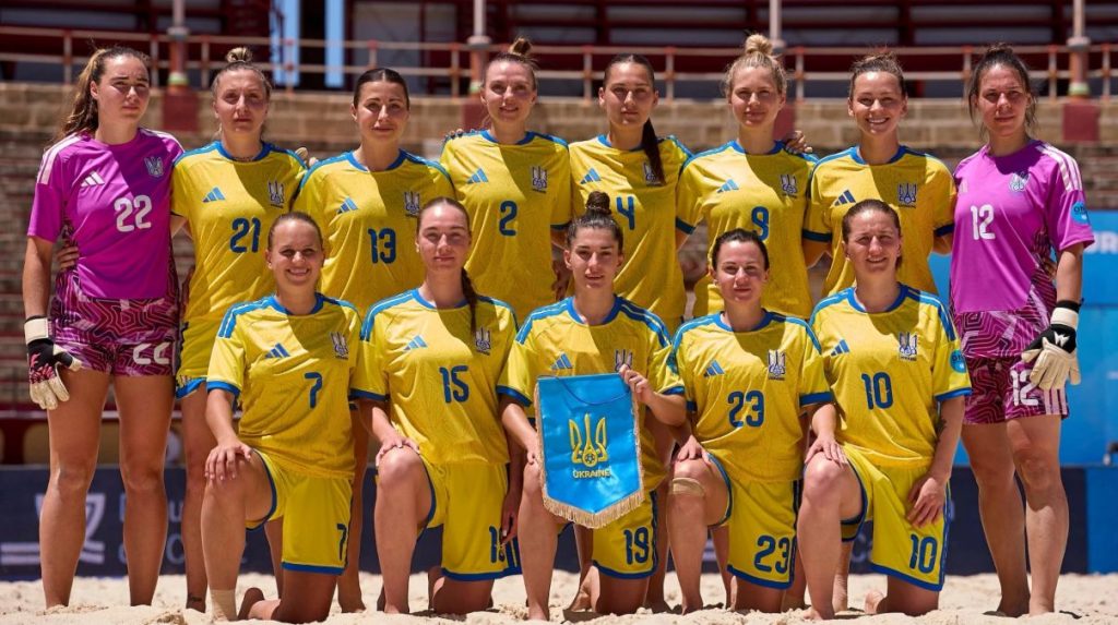 Жіноча збірна України з пляжного футболу переграла Чехію у другому турі Євроліги-2026
