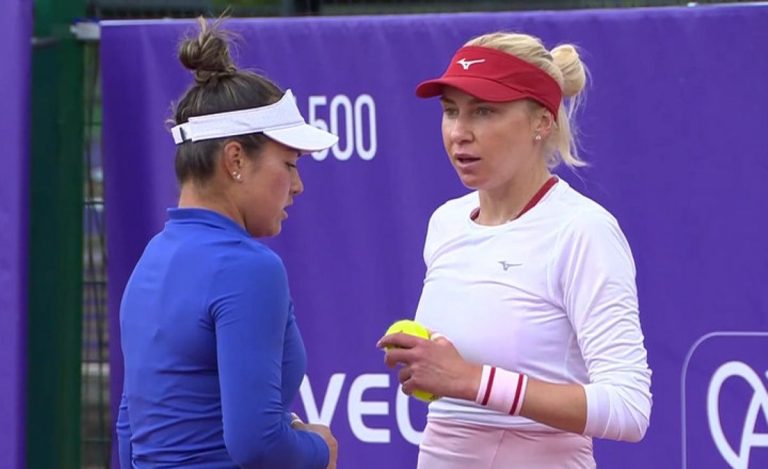Людмила Киченок уступила в четвертьфинале парного разряда турнира WTA 500 в Страсбурге