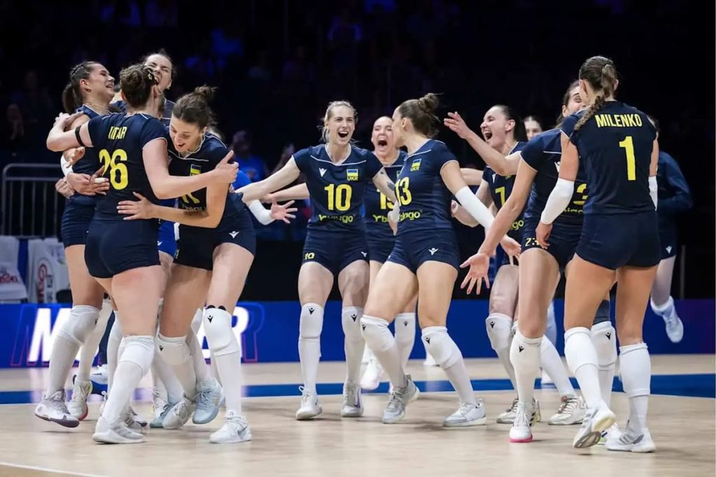 Женская сборная Украины по волейболу потерпела поражение от Франции в Лиге наций