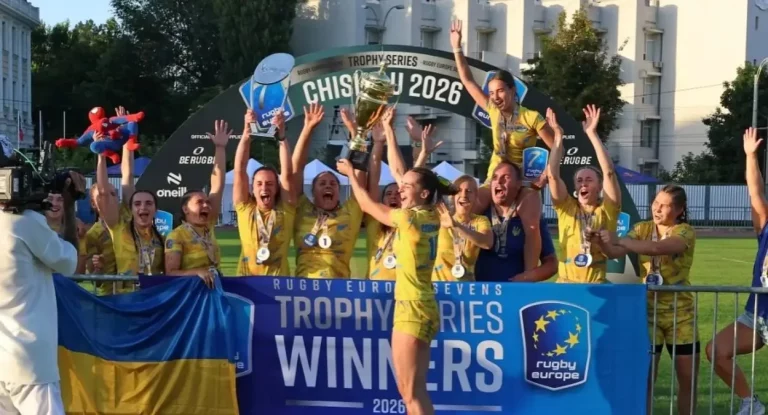 Жіноча збірна України з регбі-7 виграла чемпіонат Європи-2026 у дивізіоні Trophy