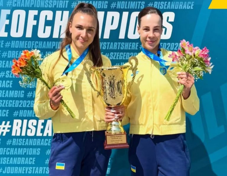 Украинские гребчихи Лузан и Рыбачок стали чемпионками Европы-2026