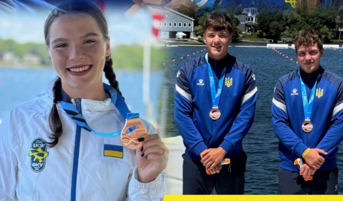 Україна завершила молодіжний чемпіонат світу з веслування чотирма медалями