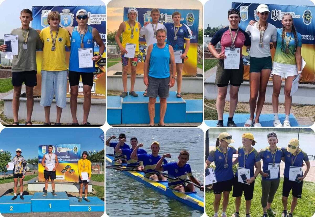 Кам’янські веслувальники здобули сім медалей на чемпіонаті України
