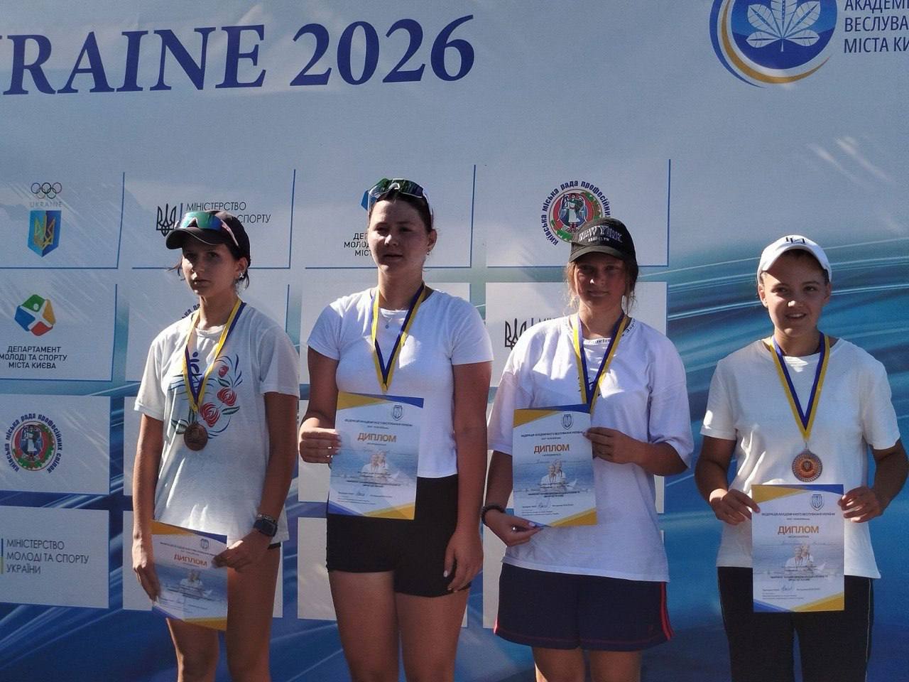 Кам’янські веслувальники здобули медалі чемпіонату України