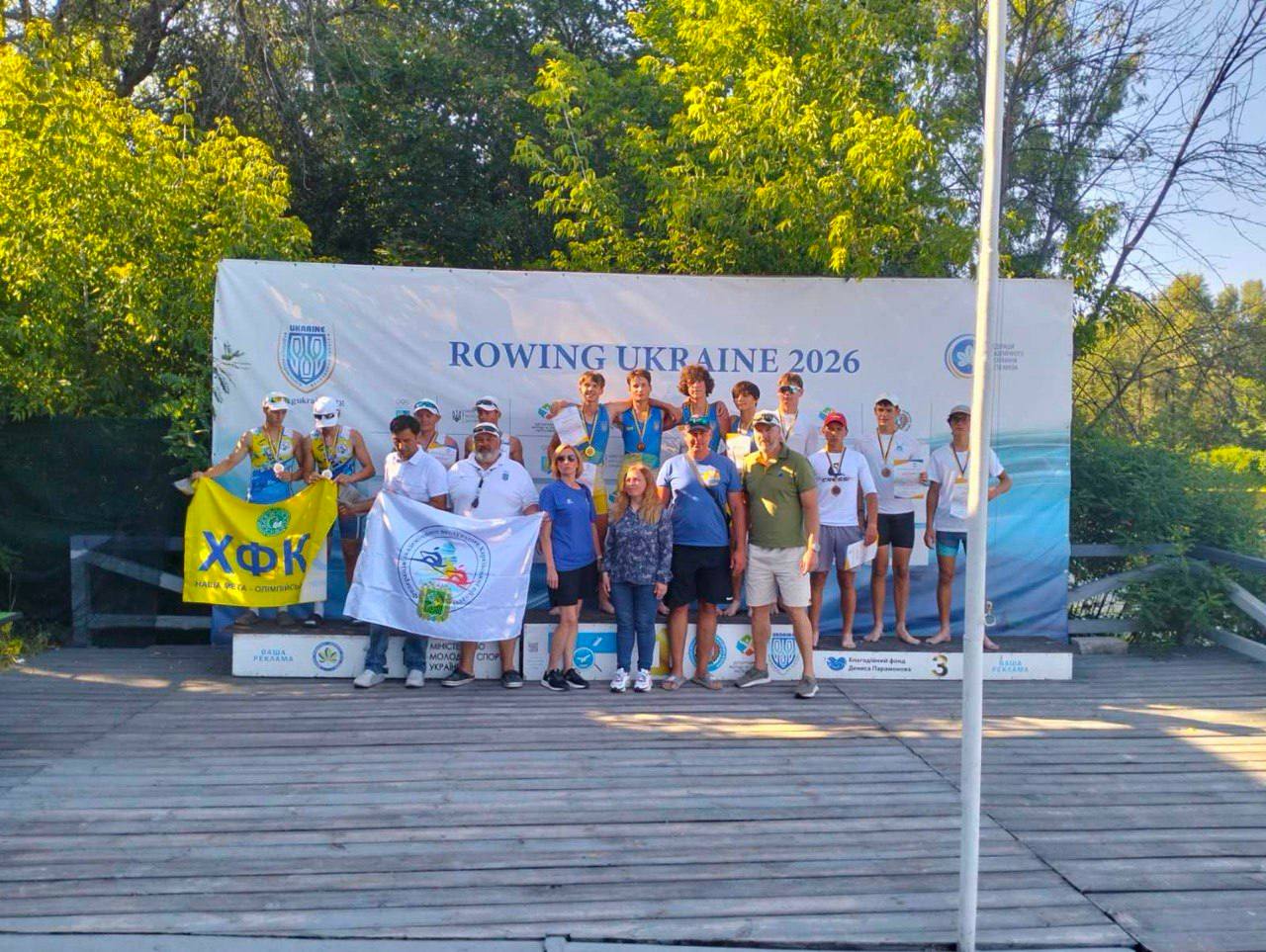 Кам’янські веслувальники здобули медалі чемпіонату України