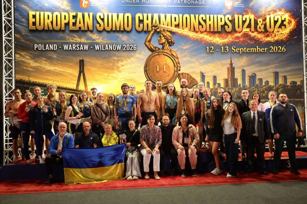Сумоисты из Желтых Вод стали призерами чемпионата Европы