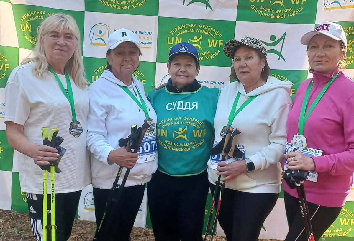 Спортсменки з Кам’янського здобули дві бронзові медалі на чемпіонаті України зі скандинавської ходьби