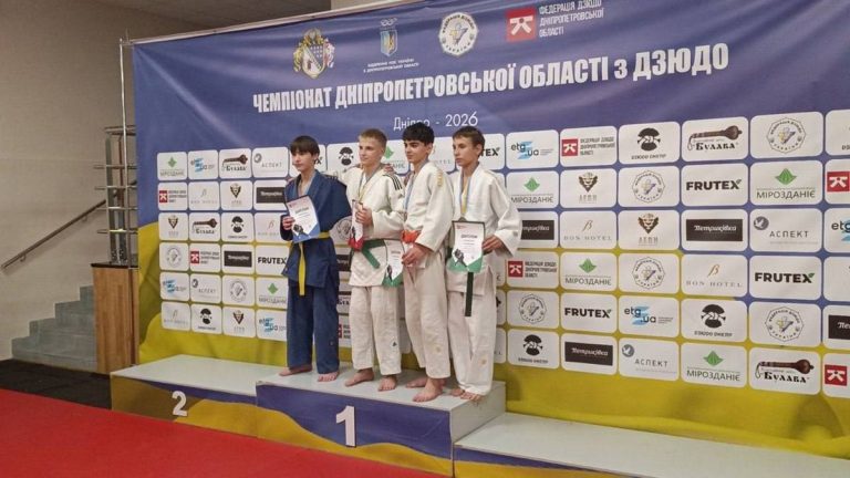 Каменской дзюдоист Илья Бахтинов стал бронзовым призером чемпионата Днепропетровской области U17