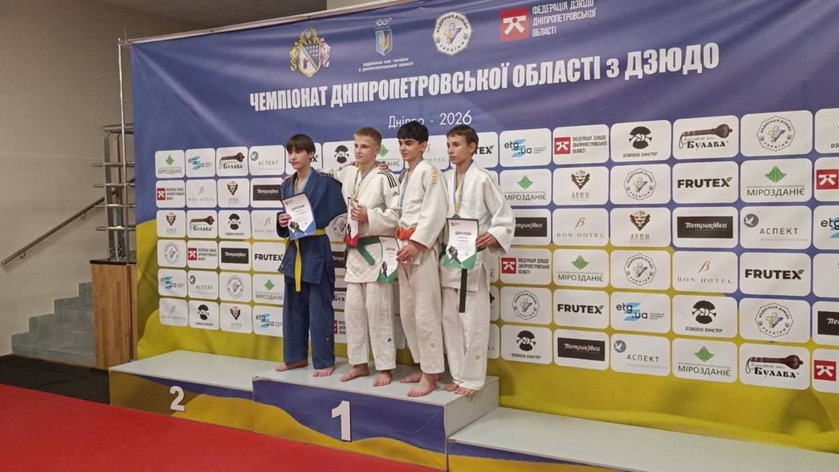 Кам’янський дзюдоїст Ілля Бахтінов став бронзовим призером чемпіонату Дніпропетровщини U17