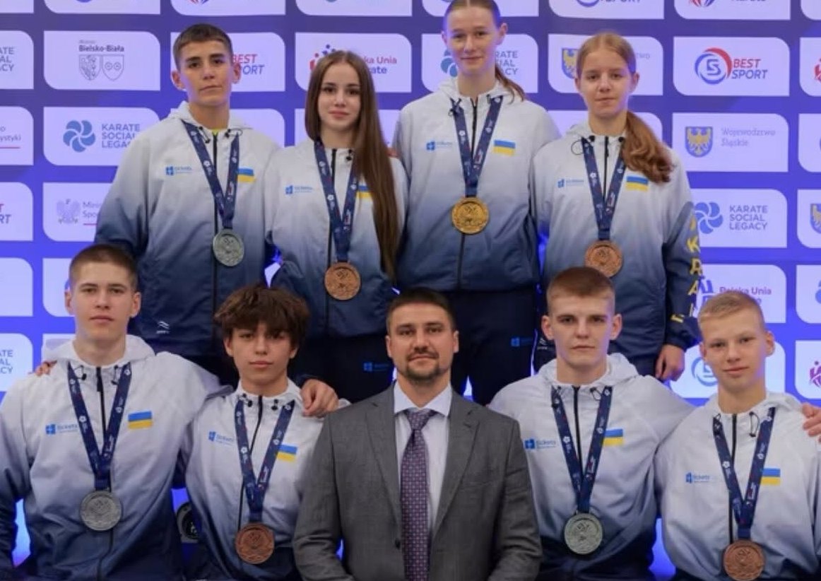 Збірна України встановила медальний рекорд на молодіжному чемпіонаті світу з карате